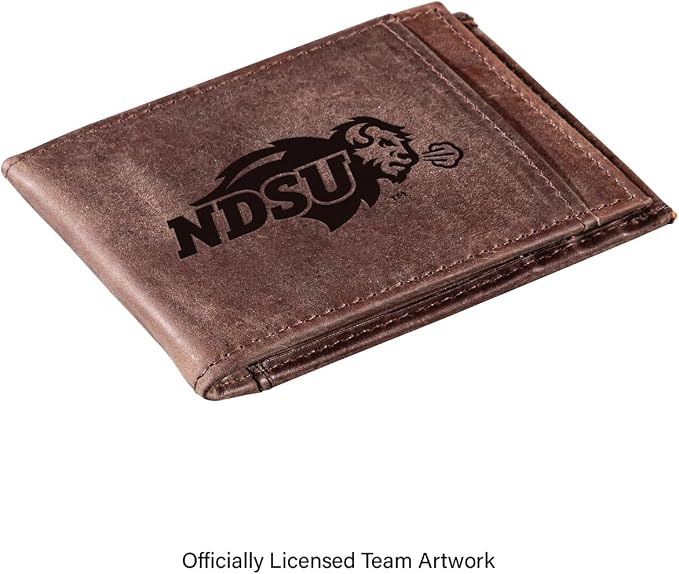 Team Sports America NCAA North Dakota State University Front Pocket Slim Wallet - Image 2