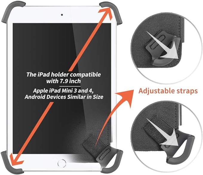 Pilot Kneeboard with Aluminum Clipboard. Compatible with 7.9 inch Apple iPad - Image 3