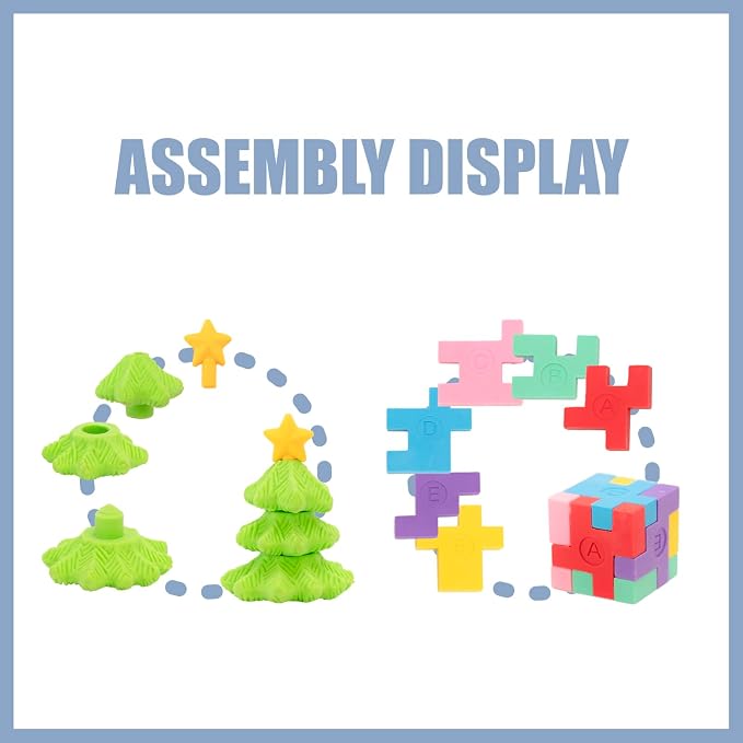 156pcs 3D Cute Kids Erasers, Random Desktop Pet Toys Gifts, Classroom Rewards - Image 3