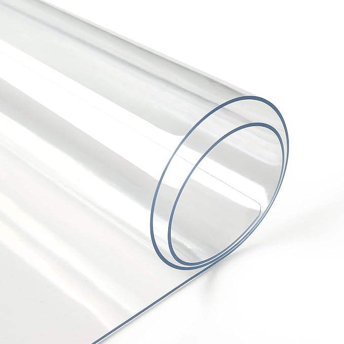 Deep Dream 1.5mm Thick 47 Inches Clear Round Table Protector, Round Table Cover - Image 2