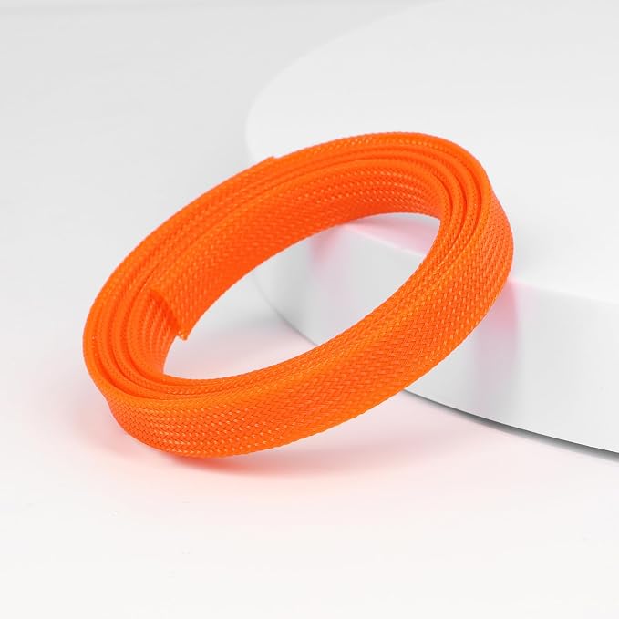 25ft PET Expandable Braided Cable Sleeve 1/6inch Pet Braided Cable Sleeve - Image 3