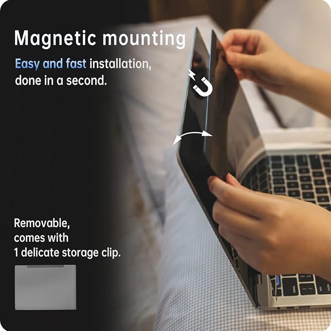 Peslv Magnetic Privacy Screen for Macbook Air 13 Inch / Macbook Pro 13 in - Image 2
