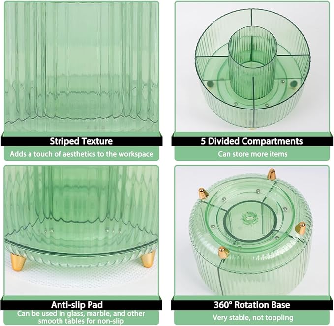SKYDUE Rotating Pencil Pen Holder, Pen Organizer - Image 6