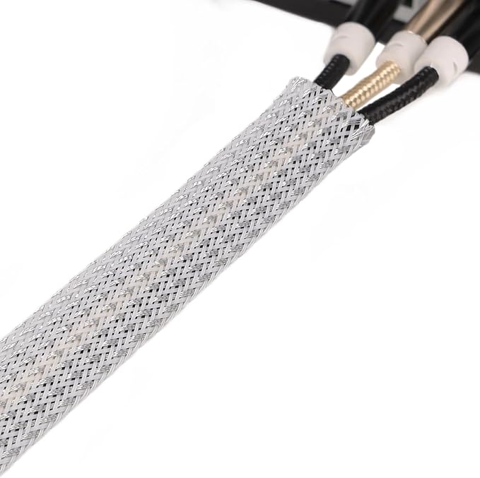 25ft PET Expandable Braided Cable Sleeve 1/6inch Pet Braided Cable Sleeve - Image 8