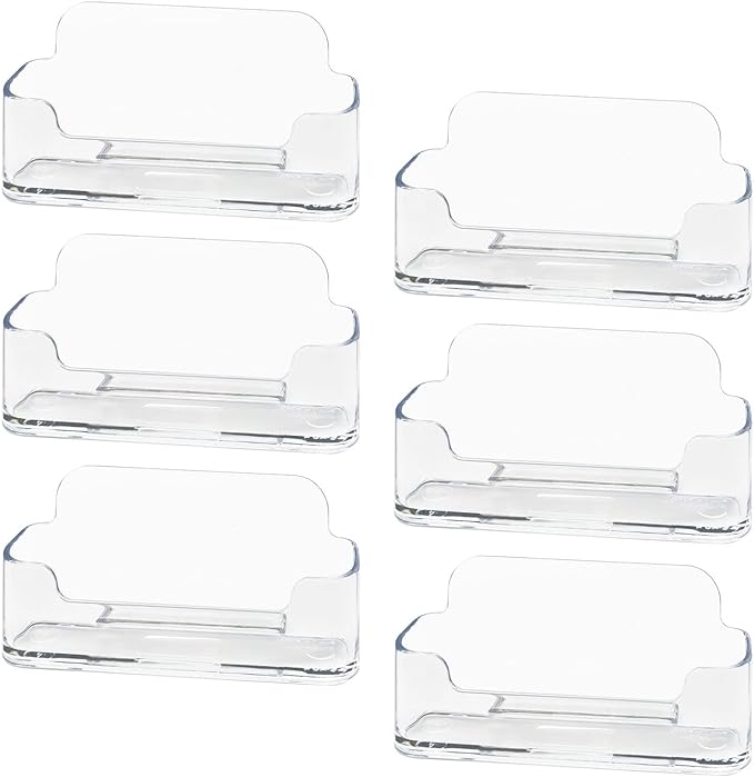 HSYMQ Acrylic Business Card Holder 6 Pack by HSYMQ