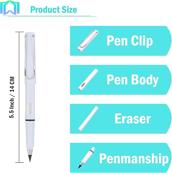 6 Sets Everlasting Pencil, Infinity Pen, NO-Sharpening Pencils - Image 3