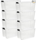 Sterilite 8-Pack 70 Quart Ultra Latch Box, and Closet by Sterilite