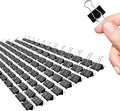 Small Binder Clips, 96 Pack, 3/4 Inch, Standard 19mm, Capacity 0.31 Inch by Makanu