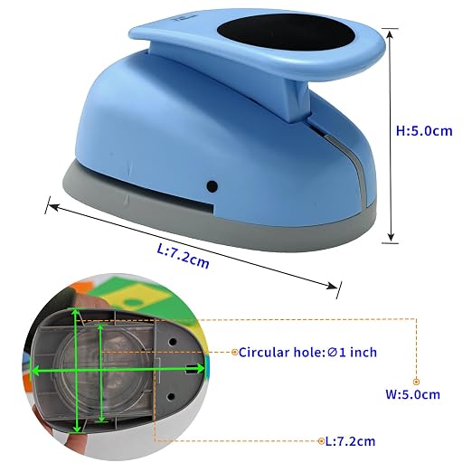 Circle Punch, Paper Punch, 1 inch Circle Hole Punch Cutters - Image 4