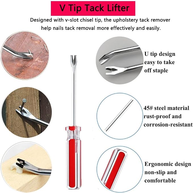 4pcs Upholstery Staple Remover Tool, Nail Remover Tool - Image 6