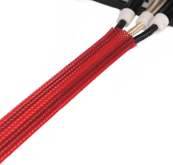 25ft PET Expandable Braided Cable Sleeve 1/4inch Pet Braided Cable Sleeve - Image 8