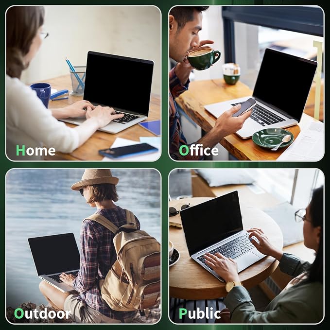 Laptop Privacy Screen 14 Inch, Laptop Screen Privacy Shield 16:9 Aspect Ratio - Image 7