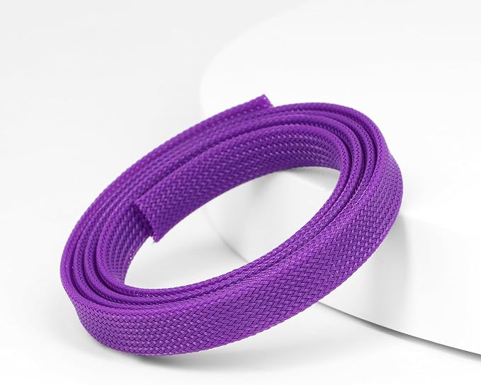25ft PET Expandable Braided Cable Sleeve 5/8inch Pet Braided Cable Sleeve - Image 3