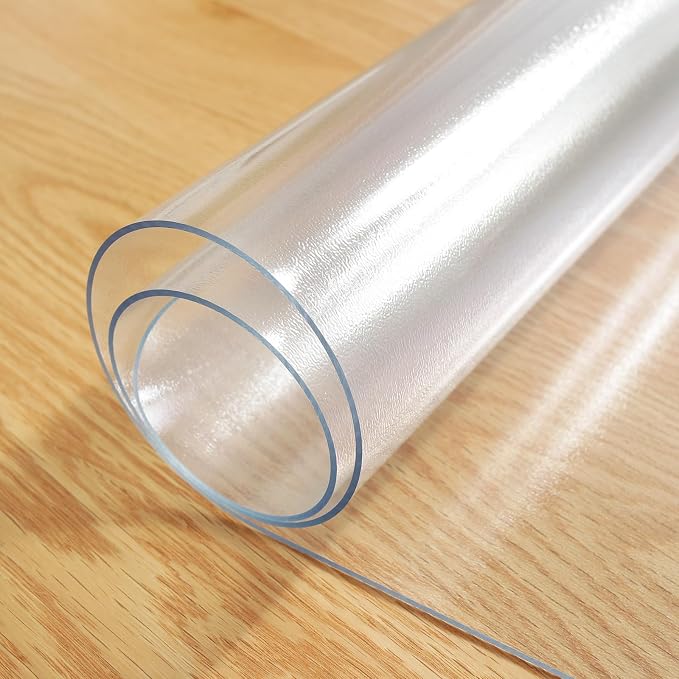 LovePads Frosted Table Cover Protector 42 x 108 Inch, 1.5mm Thick Plastic Table - Image 7