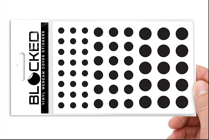 The Original Vinyl Webcam Cover Stickers | Restickable & Stackable Privacy by MyCamShield