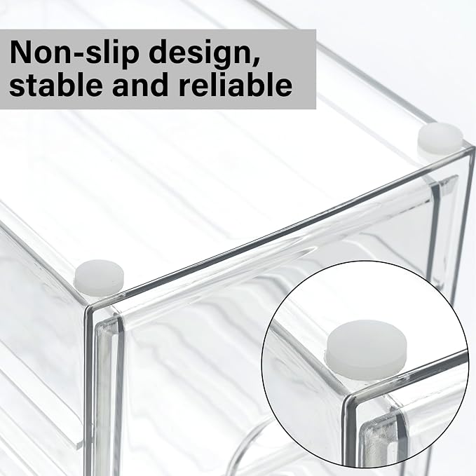 Prsildan Acrylic Drawer Makeup Organizer - Image 8