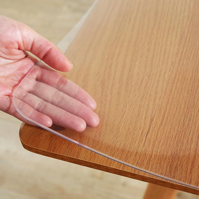 Warmstar Clear Table Protector 2mm Thick, 42 x 42 Inch Clear Table Cover by Warmstar