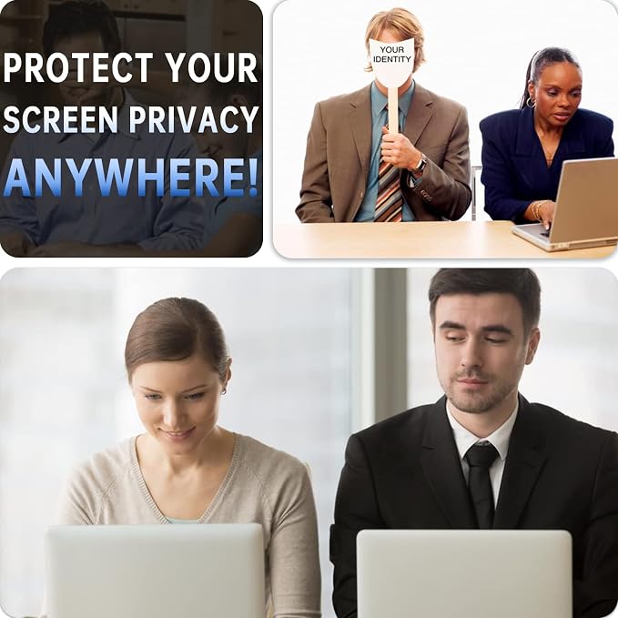 Peslv Magnetic Privacy Screen for Macbook 12 Inch, Removable Anti Blue Light - Image 7