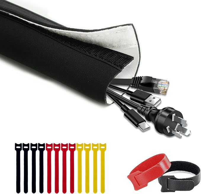 Cable Management Sleeve 5ft by CableGeeker