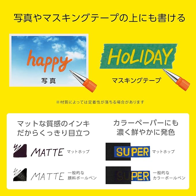 Pentel Matte Hop Pink Color Ballpoint Pen - Image 3