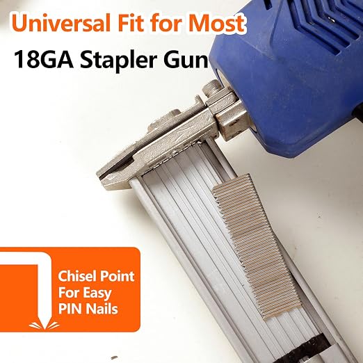 1000-Count 1/2 Inch Length, 18 Gauge 1/4 Inch Narrow Crown Staples, Heavy Duty - Image 5