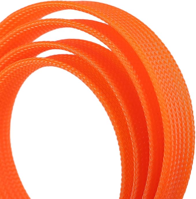 25ft PET Expandable Braided Cable Sleeve 1/6inch Pet Braided Cable Sleeve - Image 2