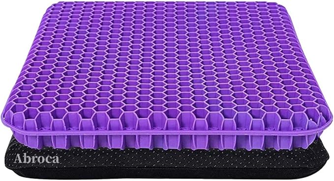 Gel Seat Cushion for Long Sitting, Double Thick Office Desk Home Wheelchair - Image 8
