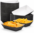 Yinkin 100 Pcs Paper Food Trays Boat 1 lb Disposable Nacho Trays Walking Taco by Yinkin
