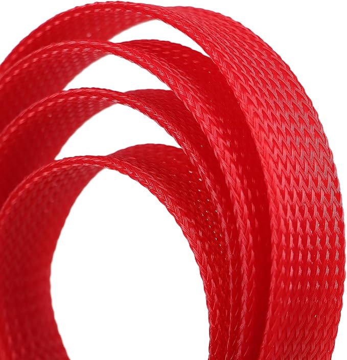 25ft PET Expandable Braided Cable Sleeve 1/4inch Pet Braided Cable Sleeve - Image 2