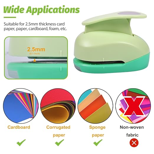 UCEC 5/8 Inch Circle Punch - 16mm Paper Circle Cutter - Image 3