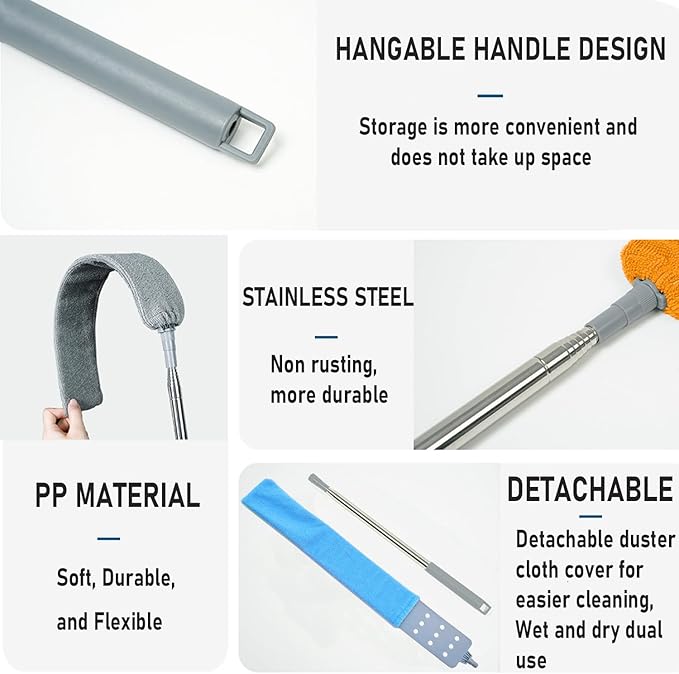 Retractable Gap Dust Cleaner Brush - Image 3