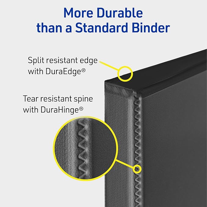 Avery Heavy-Duty View 3 Ring Binder, 4 Inch One Touch EZD Rings, 780-Sheet - Image 2
