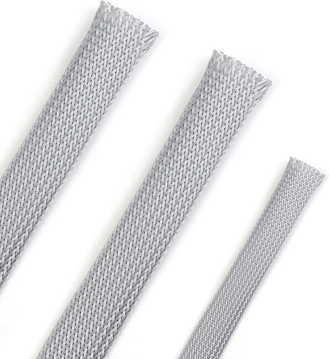 25ft PET Expandable Braided Cable Sleeve 1 inch Pet Braided Cable Sleeve by PursuingaBetterLife