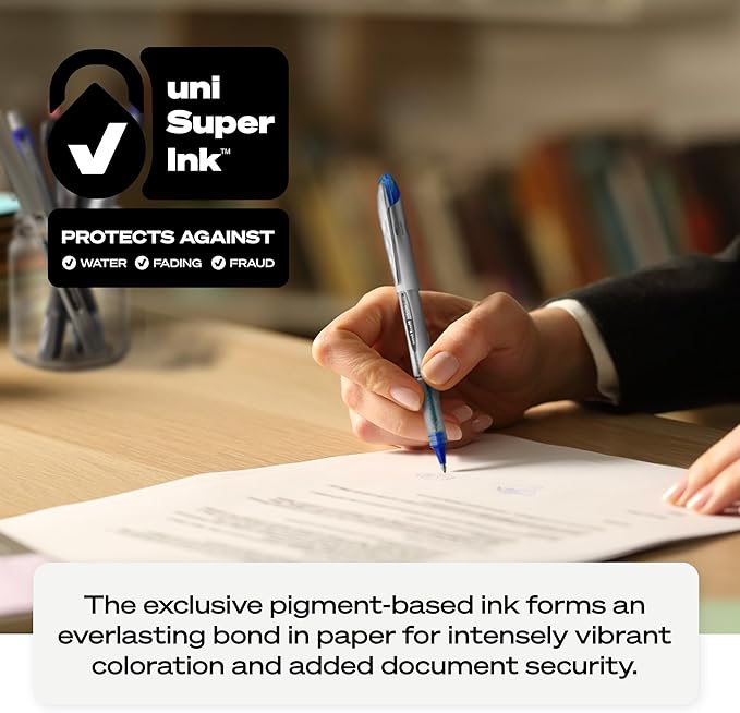 Uni-Ball Vision Elite Rollerball Pens Fine Point Micro Tip - Image 6