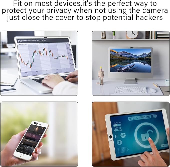 Laptop Camera Cover Slide, Phone Camera Cover Slide, 6 Pack Ultra Thin Webcam - Image 6