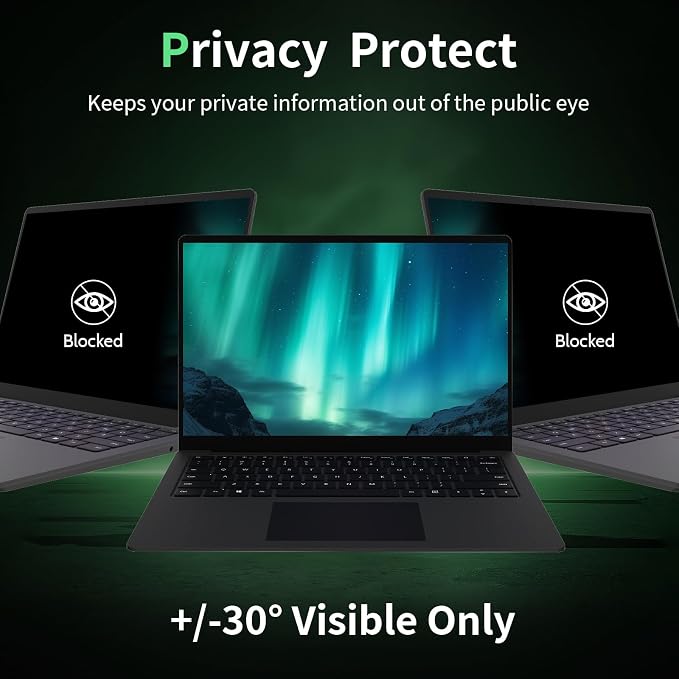 Laptop Privacy Screen 16 Inch, Laptop Screen Privacy Shield 16:9 Aspect Ratio - Image 4