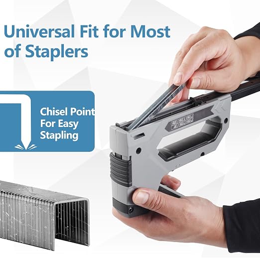 Heavy Duty T-50 Staples 1630-Count 5 Sizes 1/4", 326 per Size, Electric T50 - Image 3