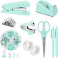 SKYDUE Teal Office Supplies Set by SKYDUE