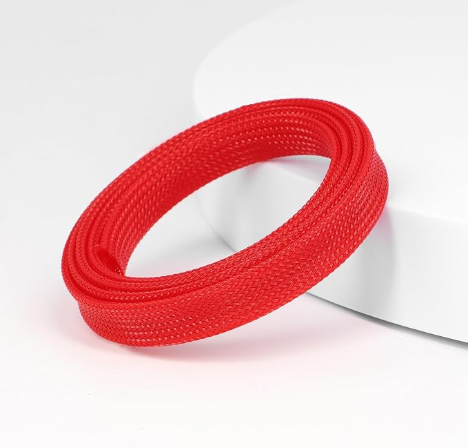 25ft PET Expandable Braided Cable Sleeve 1/4inch Pet Braided Cable Sleeve - Image 3