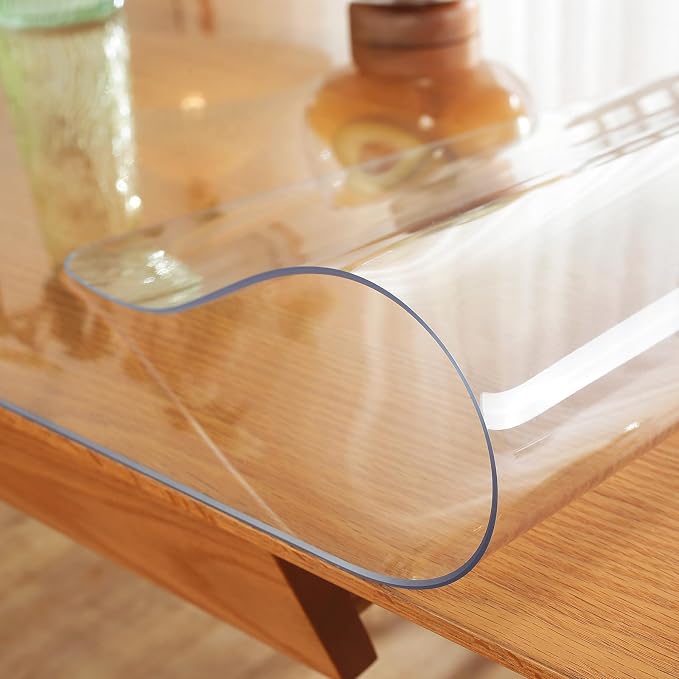 Warmstar Clear Table Protector 2mm Thick, 42x75Inch Clear Table Cover Protector - Image 6