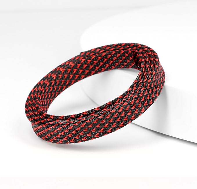 25ft PET Expandable Braided Cable Sleeve 5/8inch Pet Braided Cable Sleeve - Image 3