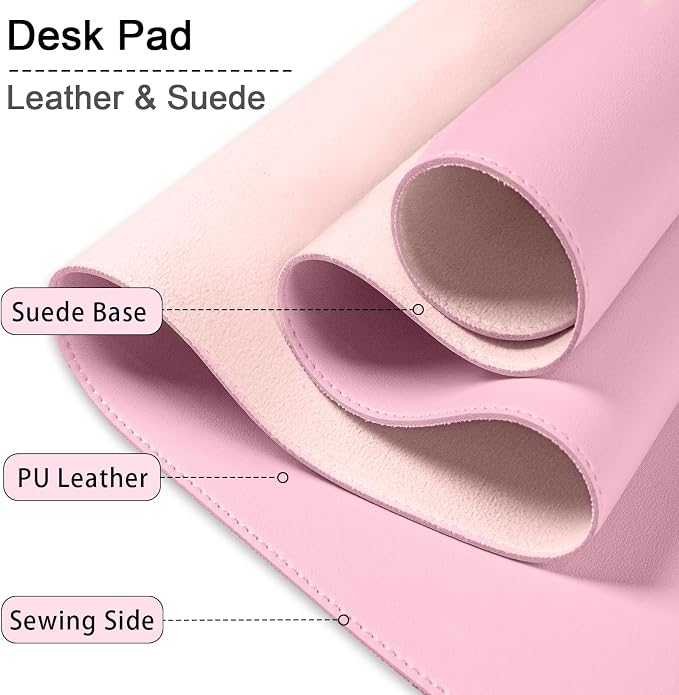 Non-Slip Desk Pad, PU Leather Desk Mat - Image 3