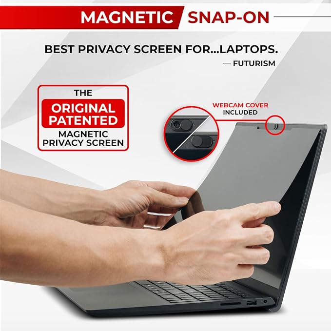 SightPro Magnetic Laptop Privacy Screen 16 Inch 16:10 - Image 4
