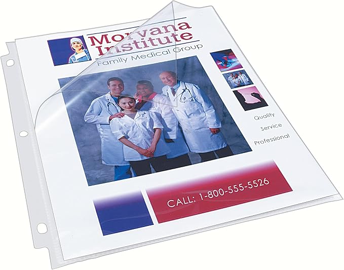 Avery Diamond Clear Quick Load Sheet Protectors, Top & Side Load, 10 Document - Image 7