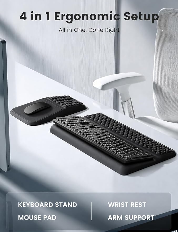 Vaydeer Keyboard Stand and Mouse Pad Set - Image 2