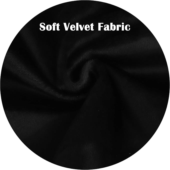 Sigmat Memory Foam Seat Cushion Anti-Slip Soft Round Chair Pad 18 Inch Velvet - Image 3
