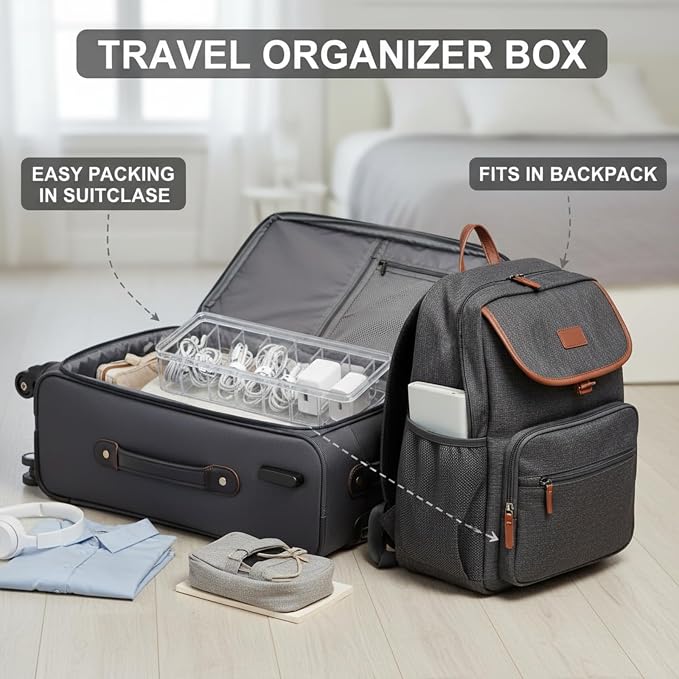 Tatuo 12 Pcs Cable Organizer Box - Image 5