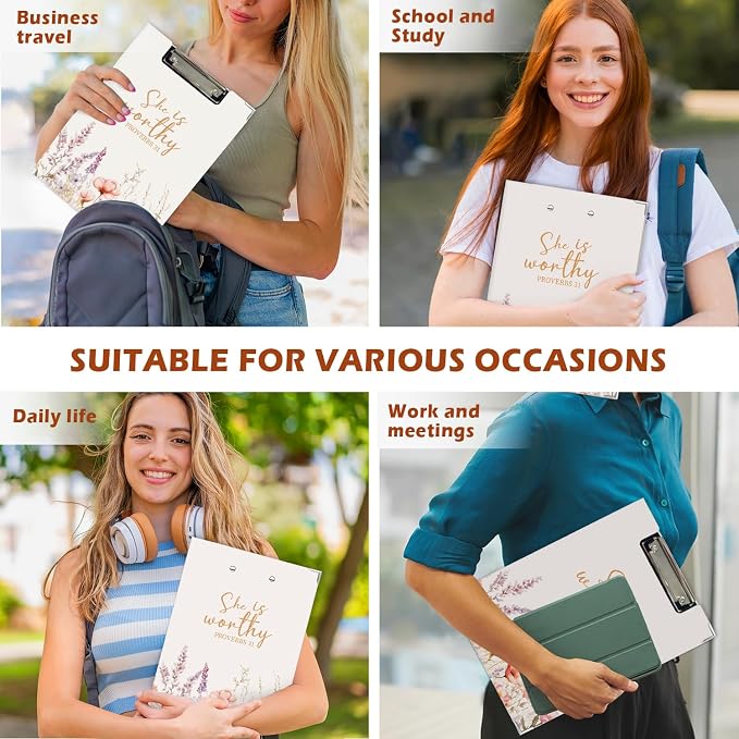 Lacama Christian Clipboard for Women Girls, Wildflower Christian School Supplies - Image 5