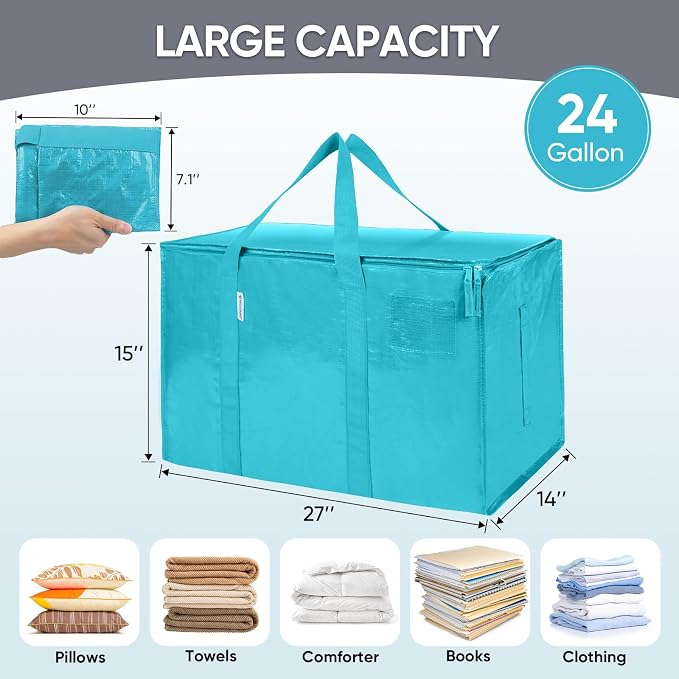 TICONN 6 Pack Extra Large Moving Bags Heavy Duty - Image 5