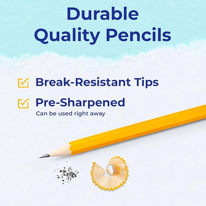 Rosmonde Pencils Bulk 5000 Pack, Pre Sharpened #2 HB, Pencils for - Image 6